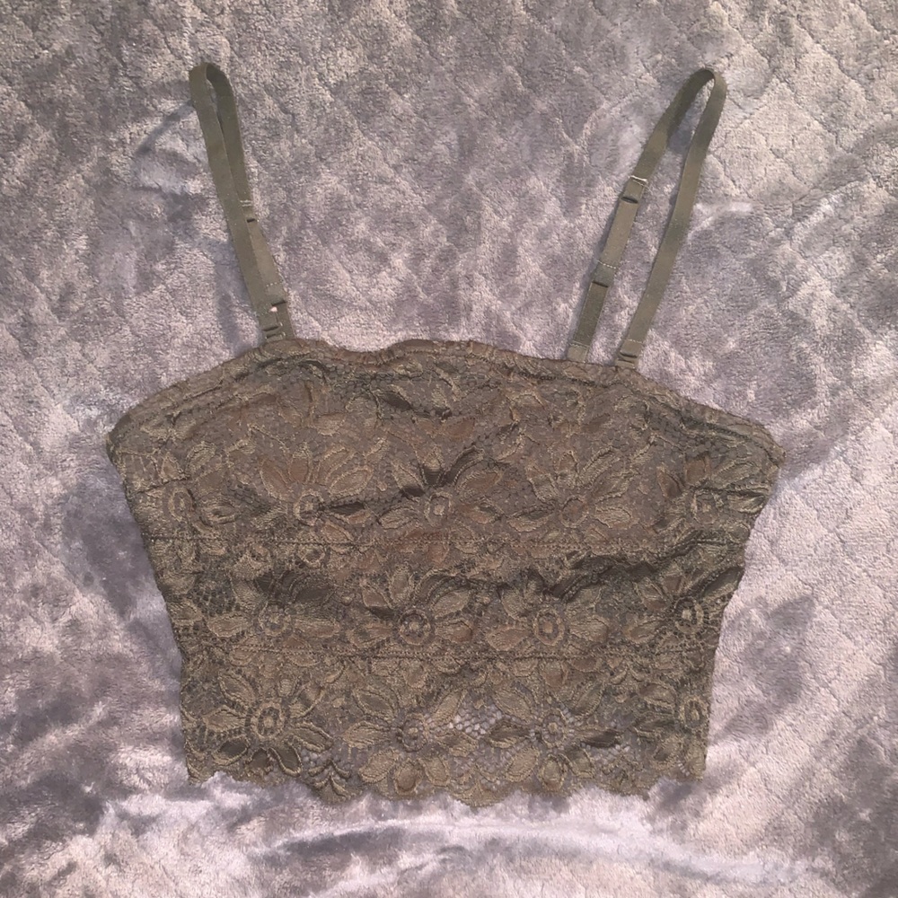 BOGO WHEN BUNDLED!! Olive Green Bralette